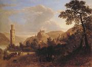 Asher Brown Durand Oberwesel on the Rhine Spain oil painting artist